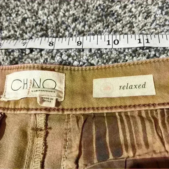 Chino by Anthropologie Khaki/Tan Relaxed Shorts-25 Relaxed - Picture 8 of 11